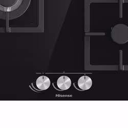 Hisense GG633B plaque Noir Comptoir 58 cm Gaz 3 zone(s) - Vue supplémentaire 4