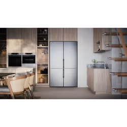 Asko RFN232041S réfrigérateur-congélateur Pose libre 361 L C Acier inoxydable