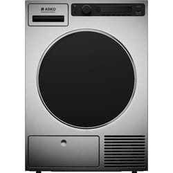 Asko TDC1481HC.S sèche-linge Pose libre Charge avant 8 kg Acier inoxydable