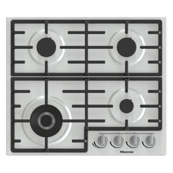 Hisense GM663XB plaque Acier inoxydable Intégré 60 cm Gaz 4 zone(s)