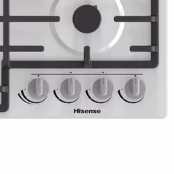 Hisense GM663XB plaque Acier inoxydable Intégré 60 cm Gaz 4 zone(s) - Vue supplémentaire 4