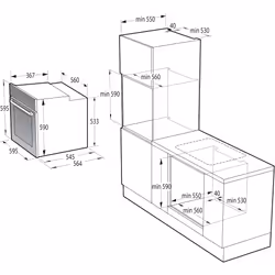 Gorenje BOS 6737 E13BG poêle Intégré Electrique Noir - Vue supplémentaire 9