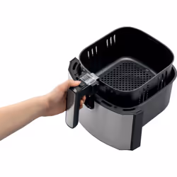 Gorenje AF1700DB friteuse Unique 5 L Intégré 1700 W Friteuse d’air chaud Noir, Métallique