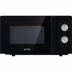Gorenje MO20E2BH, Comptoir, Micro-ondes grill, 20 L, 800 W, Rotatif, Noir