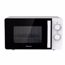 Hisense H20MOWP1HG, Comptoir, Micro-onde combiné, 20 L, 700 W, Boutons, Rotatif, Blanc