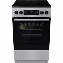 Gorenje GEC5C41SG, Cuisinière, Gris, Boutons, Rotatif, Tactile, Gris, Métal, Métal