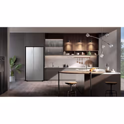 Hisense RS711N4ACE frigo américain Pose libre 550 L E Acier inoxydable