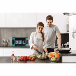 Hisense H23MOBSD1H micro-onde Comptoir Micro-onde simple 23 L 800 W Noir - Vue supplémentaire 12