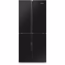 Gorenje G600 Pose-libre Réfrigérateur multiportes 4 portes, 181.6 x 79.4 x 64.3 cm, Noir, Pose libre, Porte multiple, Noir, 4 ...