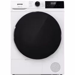 Gorenje DHNA93/DE, Pose libre, Charge avant, Pompe à chaleur, Noir, Blanc, Rotatif, Tactile, Droite