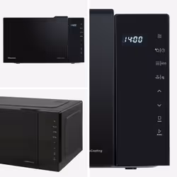 Hisense H23MOBS5H4 micro-onde Noir Micro-onde simple Comptoir 23 L 800 W - Vue supplémentaire 8