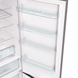 Hisense RB434N4BCB réfrigérateur-congélateur Pose libre 331 L B Gris, Acier inoxydable - Vue supplémentaire 7