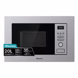 Hisense BIM320G41X, Intégré, Micro-onde combiné, 20 L, 800 W, Écran integré, Boutons, Rotatif