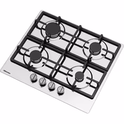 Hisense GM643XHFCI plaque Acier inoxydable Intégré 60 cm Gaz 4 zone(s)