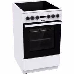 Hisense HEC5A11WG four et cuisinière Electrique Céramique Blanc, Noir - Vue supplémentaire 2
