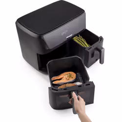 Hisense HAF2700DCD Friteuse à air chaud Double 11L 2700W Noir - Vue supplémentaire 6