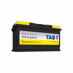 Technologie EFB Compatible Start Stop oui Capacité 90Ah CCA EN 850A Dimensions 353x175x190mm Polarité Plus à droite Poids 25K ...