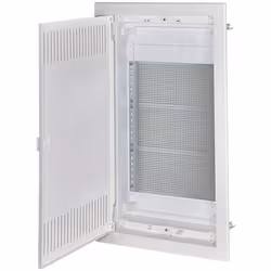 • type de protection : IP30 • Boîtier (matériau/couleur) : Plastique/blanc • Porte (matériau/couleur) : Métal/blanc Modèle :  ...