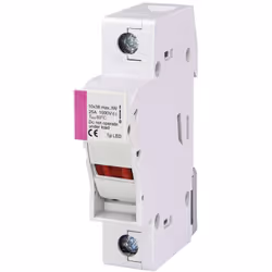 Informations techniques Adapté pour (fusibles) : fusible 10,3 x 38 mm Couleur : blanc Courant nominal : 25 A Tension nominale ...