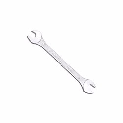 Clé fixe plane - 6 X 7 - C/colgad. Matériau : chrome vanadium Forgé Tête polie.