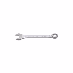 UNIOR 600417 - Llave combinada corta 9 mm serie 125/1 Forgé Tête polie. Anneau clé à fourche modèle court, col de cygne 9