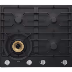 Asko HG1666AB/S1, Noir, Intégré, Gaz, Verre-céramique, 4 zone(s), 4 zone(s)