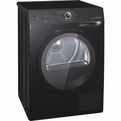 Gorenje D85F66NB, Pose libre, Charge avant, Condensation, Noir, Boutons, Rotatif, 120 L