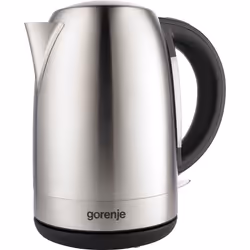 Gorenje K17FEII, 1,7 L, 2200 W, Noir, Argent, Métal, Plastique, Indicateur de niveau d'eau, Arrêt de sécurité en cas de surch ...