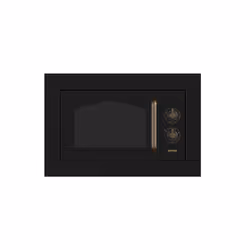 Gorenje BM235CLB, Intégré, Micro-onde combiné, 23 L, 800 W, Rotatif, Noir