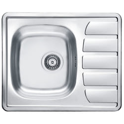 Alveus A1098940 évier Evier à poser Rectangulaire Acier inoxydable