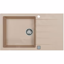 DESCRIPTION GÉNÉRALE Évier de cuisine en granit Cadit 40 SPÉCIFICATIONS TECHNIQUES couleur : beige (G22 terra) matériau : Gra ...