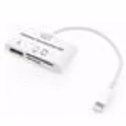 Kit lecteur de cartes mémoires pour iPad Mini iPad 4 - SDHC-SD-Micro SD