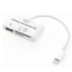 Kit lecteur de cartes mémoires pour iPad Mini iPad 4 - SDHC-SD-Micro SD