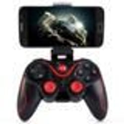 Manette de jeux sans fil Bluetooth Android - Noir/Rouge - Hobby Tech -
