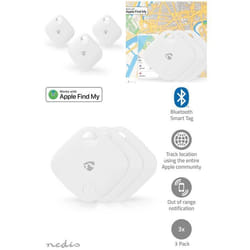 3 Trackers Bluetooth GPS Type AirTags Pack de 1 Dispositif de Recherche de Clé Téléphone Portable Alarme Porte-Clés Anti-Perte
