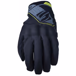 Five RS WP Gants de moto, noir-jaune, taille 2XL pour Hommes