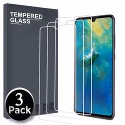 Huawei Mate 20 Vitre protection decran en verre trempé incassable lot de X3 Glass