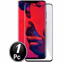 Huawei Mate 20 Pro Vitre protection decran en verre trempé incassable protection integrale Full 3D Tempered Glass FULL GLUE - ...