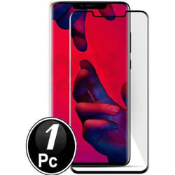 Huawei Mate 20 Pro Vitre protection decran en verre trempé incassable protection integrale Full 3D Tempered Glass FULL GLUE - [X1-N