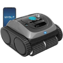 C1 robot de piscine sans fil connecté wifi/bluetooth, nettoyage complet fond, parois et ligne deau, 4 modes intelligents, autonomie 2h30, filtration