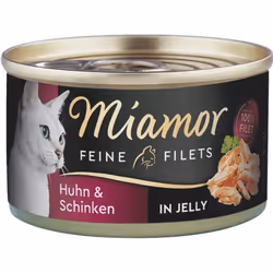 Miamor 74044, Adulte, Toutes races, Poulet, Jambon, 100 g