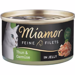 Miamor 4000158740472, Senior, Toutes races, Thon, Légumes, 100 g