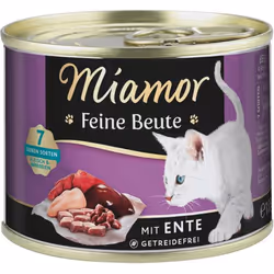 Miamor 74443, Adulte, Toutes races, Canard, 185 g, Sans grain, Sans soja