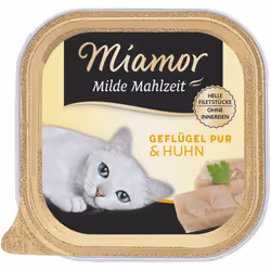 Miamor 75059, Adulte, Toutes races, Poulet, Volaille, 100 g, Sans grain, Pas de couleurs artificielles