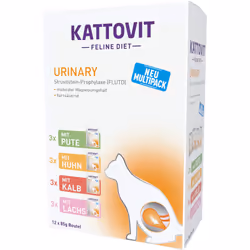 Kattovit Urinary, Adulte, Poulet, Saumon, Turquie, 85 g