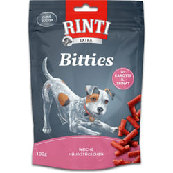 RINTI 91332 friandise pour chiens et chats Chien Friandises Carotte, Poulet, Épinard 100 g