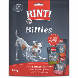 RINTI 91368, Friandises, Chien, Adulte, Poulet, Épinard, 300 g, Sans sucre