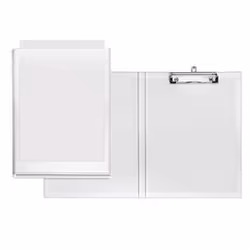 Veloflex VELODUR, Blanc, A4, Carbonate de polypropylène (PPC), 1 pochettes, 230 mm, 315 mm