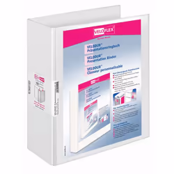 Veloflex VELODUR, A4, Polypropylène (PP), Blanc, 560 feuilles, 80 g/m², 6 cm