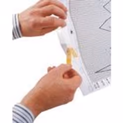 Veloflex 2002100 étiquette auto-collante Blanc, Jaune 100 pièce(s)